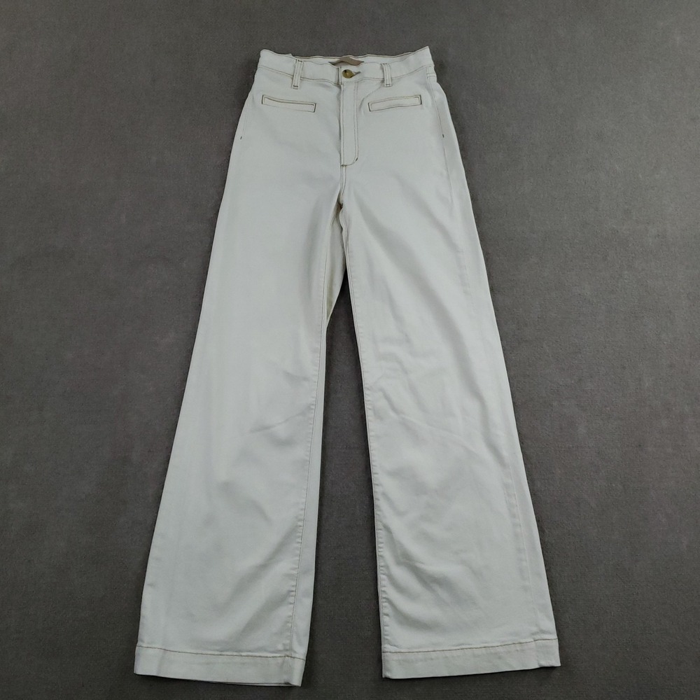 Joe's Jeans Pants Women Size 28 (Fits 26x33) Long White The Kate Natural Stretch